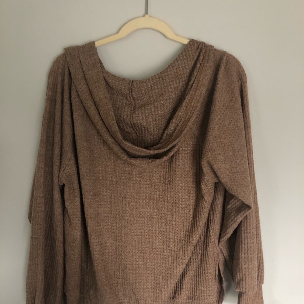Project Social T- Noelle Brushed Thermal Hoodie View 6